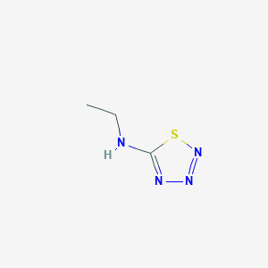 molecular formula C3H6N4S B2394865 N-ethyl-1,2,3,4-thiatriazol-5-amine CAS No. 52098-73-4