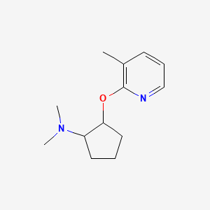 N,N-dimethyl-2-[(3-methylpyridin-2-yl)oxy]cyclopentan-1-amine