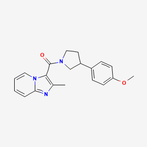 (3-(4-Methoxyphenyl)pyrrolidin-1-yl)(2-methylimidazo[1,2-a]pyridin-3-yl)methanone