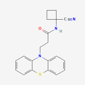 N-(1-cyanocyclobutyl)-3-(10H-phenothiazin-10-yl)propanamide