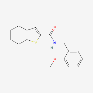 N-(2-methoxybenzyl)-4,5,6,7-tetrahydro-1-benzothiophene-2-carboxamide