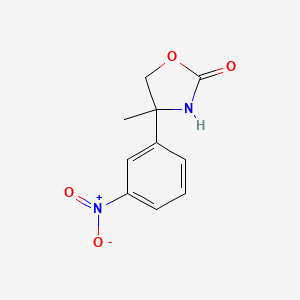 4-Methyl-4-(3-nitrophenyl)-1,3-oxazolidin-2-one