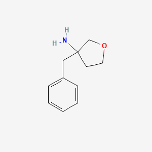 molecular formula C11H15NO B2394922 3-Benzyloxolan-3-amine CAS No. 1523268-07-6