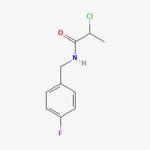 2-chloro-N-(4-fluorobenzyl)propanamide