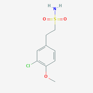 2-(3-Chloro-4-methoxyphenyl)ethanesulfonamide