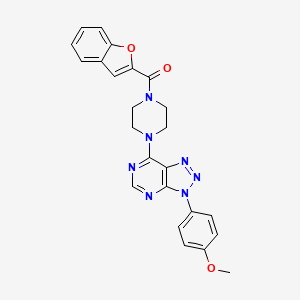 benzofuran-2-yl(4-(3-(4-methoxyphenyl)-3H-[1,2,3]triazolo[4,5-d]pyrimidin-7-yl)piperazin-1-yl)methanone