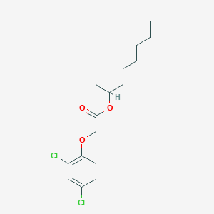 molecular formula C16H22Cl2O3 B239500 2,4-D-meptyl CAS No. 1917-97-1