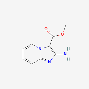 molecular formula C9H9N3O2 B2395016 Methyl 2-aminoimidazo[1,2-a]pyridine-3-carboxylate CAS No. 2248396-76-9