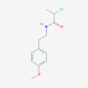 2-chloro-N-[2-(4-methoxyphenyl)ethyl]propanamide