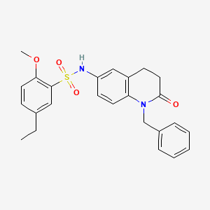 N-(1-benzyl-2-oxo-1,2,3,4-tetrahydroquinolin-6-yl)-5-ethyl-2-methoxybenzenesulfonamide