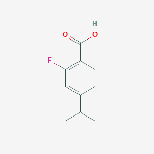molecular formula C10H11FO2 B2395080 2-Fluoro-4-(propan-2-yl)benzoic acid CAS No. 1341179-82-5