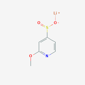 molecular formula C6H6LiNO3S B2395088 Lithium 2-methoxypyridine-4-sulfinate CAS No. 2193067-14-8