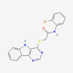 N-[2-methyl-3-(3-{4-[(methylsulfonyl)amino]phenyl}-1,2,4-oxadiazol-5-yl)phenyl]acetamide