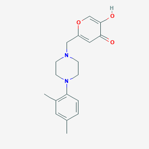 2-{[4-(2,4-dimethylphenyl)piperazin-1-yl]methyl}-5-hydroxy-4H-pyran-4-one