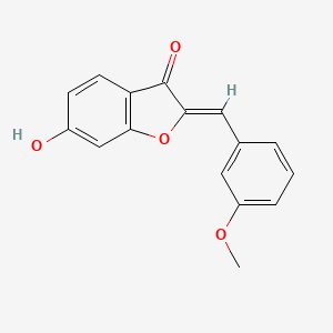 (2Z)-6-hydroxy-2-(3-methoxybenzylidene)-1-benzofuran-3(2H)-one