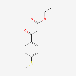 molecular formula C12H14O2S B2395134 Ethyl 3-(4-(methylthio)phenyl)-3-oxopropanoate CAS No. 63131-31-7