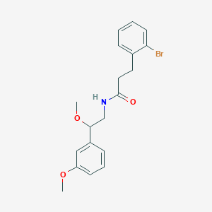 molecular formula C19H22BrNO3 B2395148 3-(2-bromophenyl)-N-(2-methoxy-2-(3-methoxyphenyl)ethyl)propanamide CAS No. 1797694-15-5