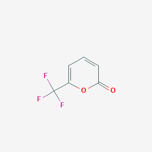 molecular formula C6H3F3O2 B2395178 6-(Trifluoromethyl)-2H-pyran-2-one CAS No. 102397-28-4