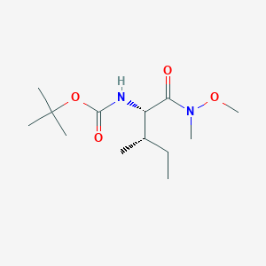 molecular formula C13H26N2O4 B2395204 Boc-ile-N(och3)CH3 CAS No. 87694-51-7