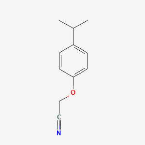 molecular formula C11H13NO B2395207 2-(4-Propan-2-ylphenoxy)acetonitrile CAS No. 201284-91-5