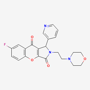 7-Fluoro-2-(2-morpholinoethyl)-1-(pyridin-3-yl)-1,2-dihydrochromeno[2,3-c]pyrrole-3,9-dione