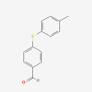 molecular formula C14H12OS B2395215 4-[(4-Methylphenyl)sulfanyl]benzaldehyde CAS No. 141339-95-9