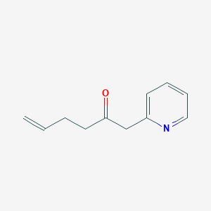 molecular formula C11H13NO B2395222 1-(Pyridin-2-yl)hex-5-en-2-one CAS No. 202808-92-2