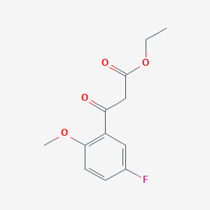Ethyl 3-(5-fluoro-2-methoxyphenyl)-3-oxopropanoate