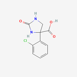 4-(2-Chlorophenyl)-2-oxoimidazolidine-4-carboxylic acid