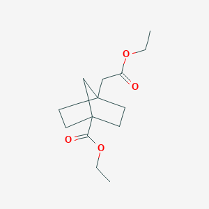 Ethyl 4-(2-ethoxy-2-oxoethyl)bicyclo[2.2.1]heptane-1-carboxylate