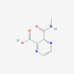 molecular formula C7H7N3O3 B2395280 3-(Methylcarbamoyl)pyrazine-2-carboxylic acid CAS No. 716362-46-8