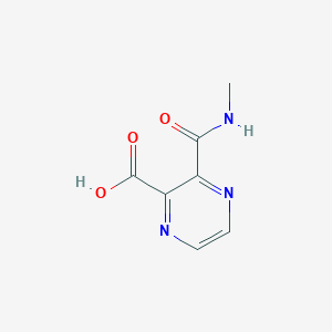 molecular formula C7H7N3O3 B2395280 3-(Methylcarbamoyl)pyrazin-2-carbonsäure CAS No. 716362-46-8