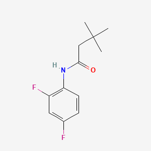 N-(2,4-difluorophenyl)-3,3-dimethylbutanamide