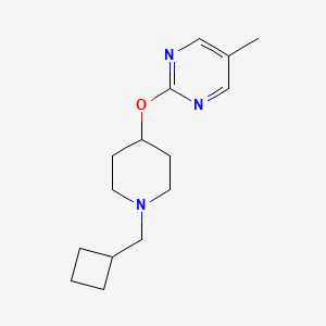 2-[1-(Cyclobutylmethyl)piperidin-4-yl]oxy-5-methylpyrimidine