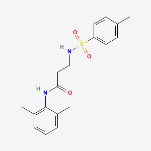 N-(2,6-dimethylphenyl)-3-[(4-methylphenyl)sulfonylamino]propanamide