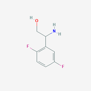 molecular formula C8H9F2NO B2395333 2-Amino-2-(2,5-difluorophenyl)ethanol CAS No. 1094697-85-4