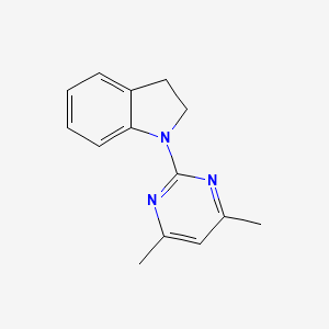 1-(4,6-dimethylpyrimidin-2-yl)-2,3-dihydro-1H-indole