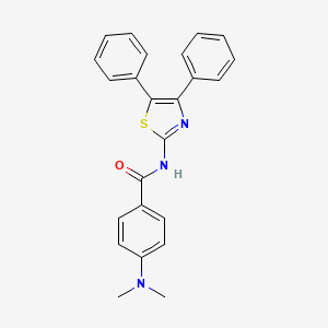 4-(dimethylamino)-N-(4,5-diphenyl-1,3-thiazol-2-yl)benzamide