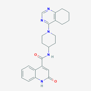 2-hydroxy-N-(1-(5,6,7,8-tetrahydroquinazolin-4-yl)piperidin-4-yl)quinoline-4-carboxamide