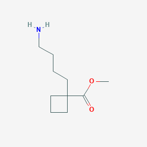 Methyl 1-(4-aminobutyl)cyclobutane-1-carboxylate