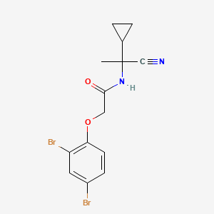 N-(1-cyano-1-cyclopropylethyl)-2-(2,4-dibromophenoxy)acetamide