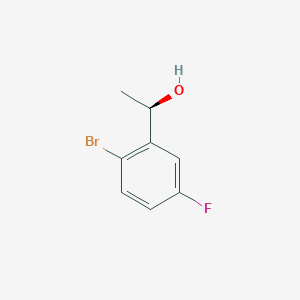 molecular formula C8H8BrFO B2395410 (1R)-1-(2-溴-5-氟苯基)乙醇 CAS No. 1232403-39-2