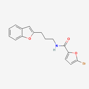 N-(3-(benzofuran-2-yl)propyl)-5-bromofuran-2-carboxamide