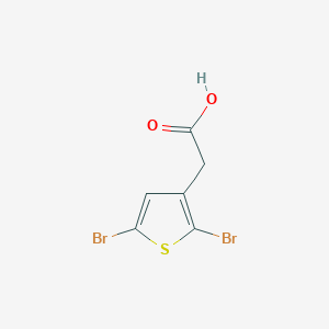 2-(2,5-Dibromothiophen-3-yl)acetic acid
