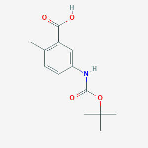 5-[(tert-Butoxycarbonyl)amino]-2-methylbenzoic acid