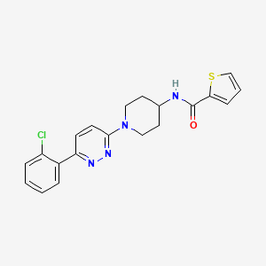 N-(1-(6-(2-chlorophenyl)pyridazin-3-yl)piperidin-4-yl)thiophene-2-carboxamide
