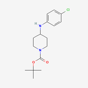 molecular formula C16H23ClN2O2 B2395472 Tert-butyl 4-(4-chloroanilino)piperidine-1-carboxylate CAS No. 401565-95-5