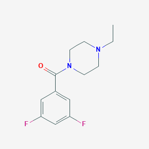 molecular formula C13H16F2N2O B239552 1-(3,5-Difluorobenzoyl)-4-ethylpiperazine 