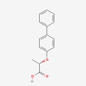 (2S)-2-(4-phenylphenoxy)propanoic acid
