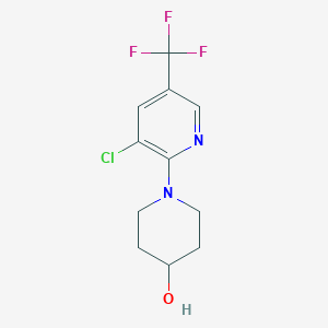 1-[3-Chloro-5-(trifluoromethyl)pyridin-2-yl]piperidin-4-ol
